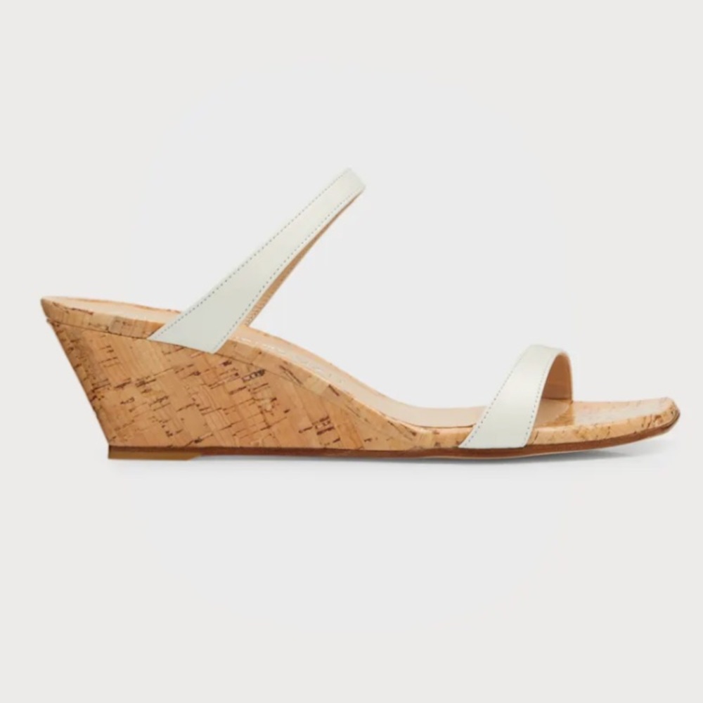 Stuart Weitzman Aleena Cork Wedge Slid woman’s size 8.5